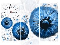 90CM 70 ZEGAR 3 ELEM NIEBIESKIE DMUCHAWCE SCIENNY DRUK