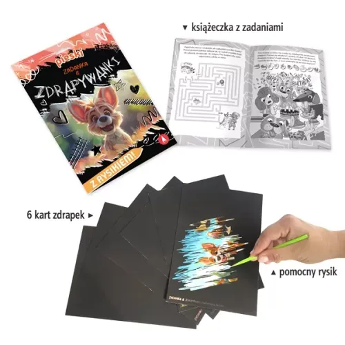 Pieski. Zadanka & Zdrapywanki na Arena.pl