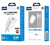 jellico ładowarka sieciowa c7 22.5w 1xusb qc3.0 + kabel lightning