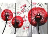 90CM 70 ZEGAR 3 ELEM DMUCHAWCE CZERWIENI SCIENNY DRUK