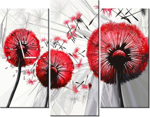 90CM 70 ZEGAR 3 ELEM DMUCHAWCE CZERWIENI SCIENNY DRUK na Arena.pl