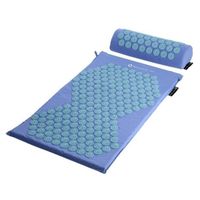 Mata do akupresury + poduszka AKM03 74x42 cm HMS niebieska