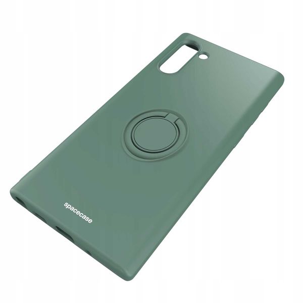 Spacecase Silicone Ring Galaxy Note 10 Dark Green zdjęcie 4