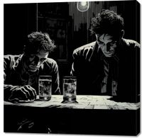 Obraz 100x100cm Spiskowcy