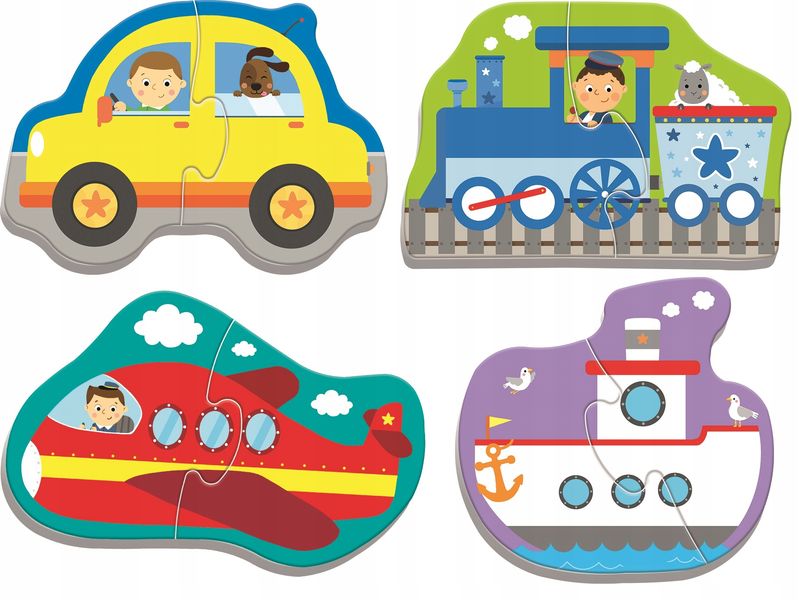 Puzzle Baby Classic Pojazdy Transport 36075 zdjęcie 4