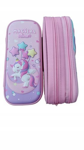 DUŻY PIÓRNIK PODWÓJNY DO SZKOŁY JEDNOROŻEC DŁUGOPI na Arena.pl