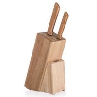 uniwersalny stojak blok z drewna kuczukowego na 5 noży banquet