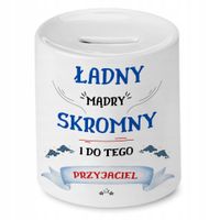 Skarbonka Dla Przyjaciela Na Urodziny Na Prezent Z Nadrukiem Ze Zdjęciem