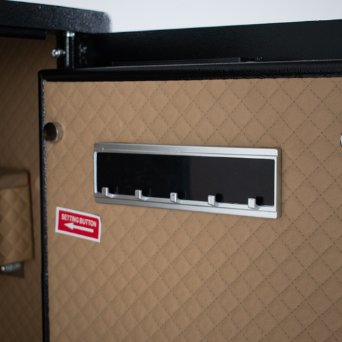 Pancerny Domowy Sejf Biometryczny Na Odcisk Palca Z Szufladą 45x38x32 cm na Arena.pl