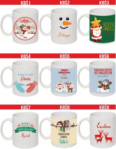 FOTO KUBEK Z imieniem PREZENT na ŚWIĘTA MIKOŁAJKI na Arena.pl