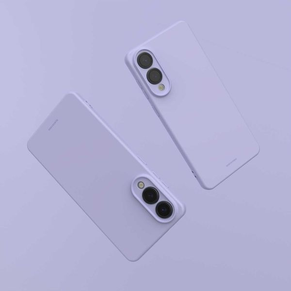 Spacecase Silicone Case 3.0 Galaxy S25 Edge Light Purple zdjęcie 8