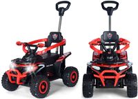 JEŹDZIK Z RĄCZKĄ NA AKUMULATOR DO PROWADZENIA LED 2W1 STAR ATV MILLY MALLY