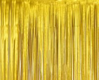 Kurtyna imprezowa matowa złota, 100x200 cm