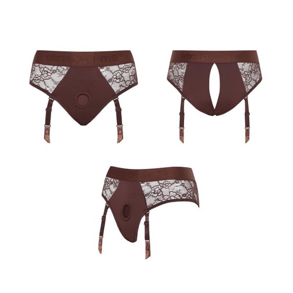 Harness Lingerie Diva - Xl - Chocolate zdjęcie 5