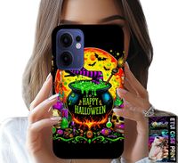 ETUI DO OPPO FIND X5 LITE - WIEDŹMA KOCIOŁEK RÓŻDŻKA HALLOWEEN SZKŁO