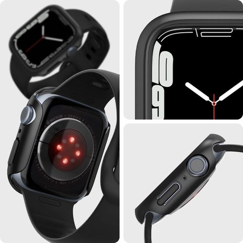 spigen thin fit apple watch 7 / 8 / 9 (45 mm) black na Arena.pl