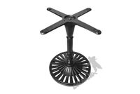 NOGA STOŁU K11 - NISKA Z KRZYŻAKIEM SŁONECZKO AŻUROWE PODSTAWA STÓŁ ŻELIWNA