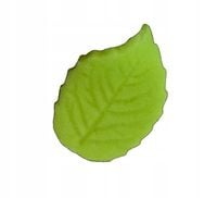 OZDOBNE LIŚCIE CUKROWE 4 cm zielone jasne 10szt