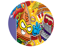 Opłatek na tort Super Zings