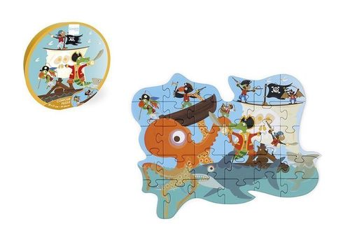 SCRATCH Puzzle konturowe Piraci 29 ele. na Arena.pl