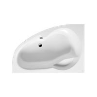 Newa Plus wanna narożna 150x95 cm lewa, biały połysk