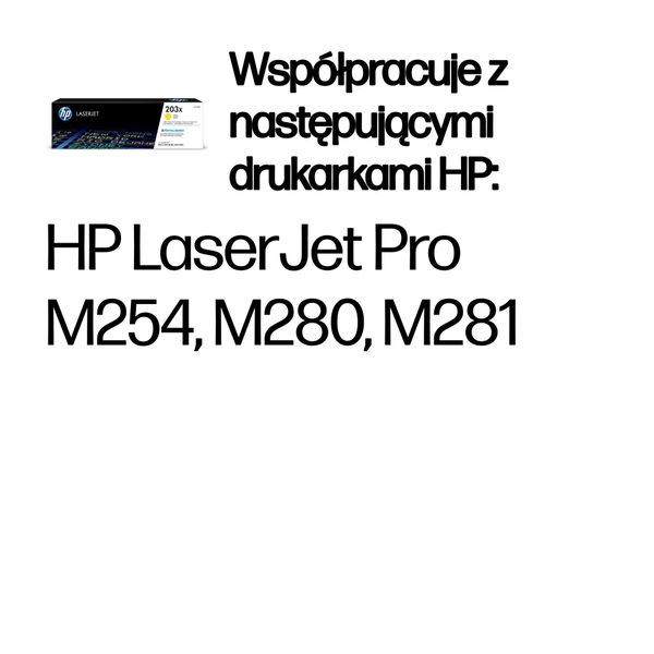 Toner HP 203X Yellow 2500 str. zdjęcie 4