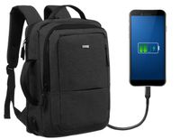 plecak podróżny z miejscem na laptopa i portem usb - peterson