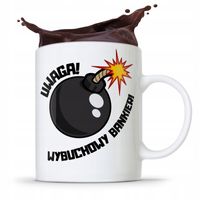 Dla Bankiera Kubek Na Prezent Wybuchowy Bankier Z Nadrukiem Ze Zdjęciem