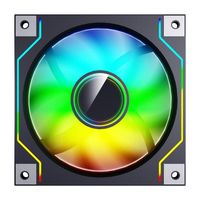 Wentylator Darkflash DM20 ARGB cichy do komputera