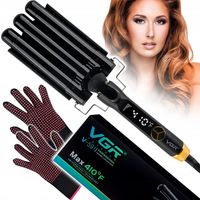 Falownica do włosów ceramiczna BŁYSKAWICZNE NAGRZEWANIE 25mm 125W +Rękawice