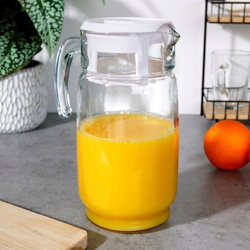 Dzbanek NA NAPOJE wodę sok lemoniadę do napojów szklany z pokrywką na Arena.pl