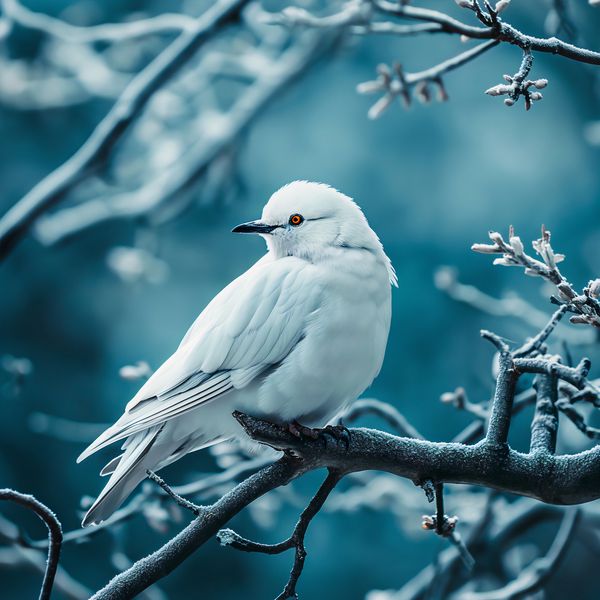 Plakat 30x30cm Perłowy Ptak zdjęcie 1