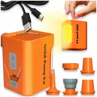 GIGA PUMP 5.0 POMPKA DO MATERCA Z LAMPKĄ 5 końcówek 260l/min 5kPa