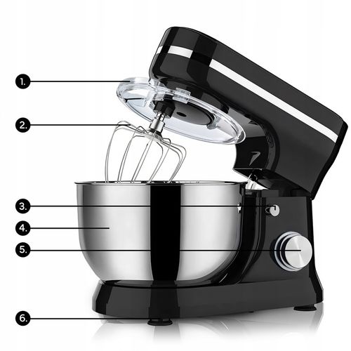 ROBOT KUCHENNY PLANETARNY Z MISĄ 3w1 WIELOFUNKCYJNY MIKSER MOC 3200W 6L na Arena.pl
