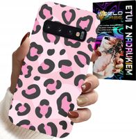 ETUI DO SAMSUNG GALAXY S10 PLUS - RÓŻOWA PANTERKA PANTERA KOBIECE WZORY