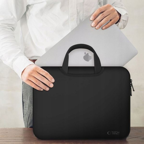 TECH-PROTECT NEOPREN BAG LAPTOP 13-14 BLACK zdjęcie 7