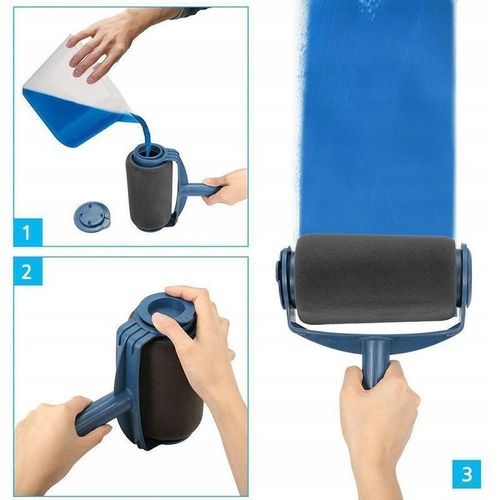 WAŁEK DO MALOWANIA NIEKAPIĄCY ZESTAW MALARSKI 4w1 WAŁEK NIEKAPEK na Arena.pl