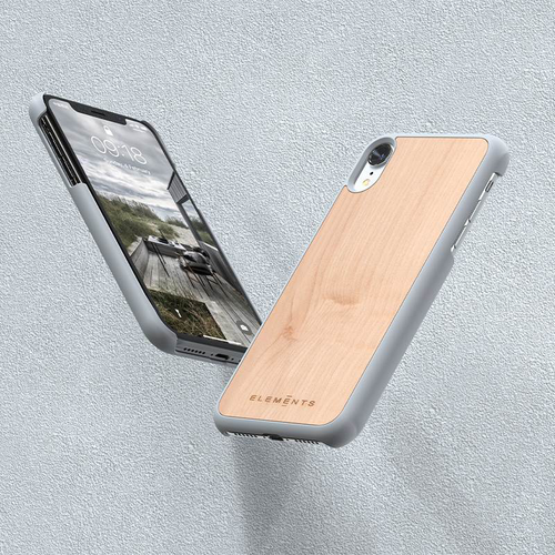 Drewnianie etui do iPhone XR (Light Grey) na Arena.pl