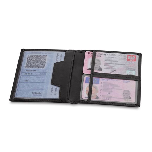 Etui na dokumenty KEMER Classic Czarne zdjęcie 1
