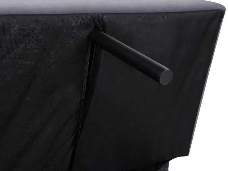 Sofa rozkładana ciemnoszara SILJAN zdjęcie 8