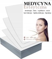 Ulotki A4 1000szt reklamowe firmowe duży wybór MEDYCYNA ESTETYCZNA