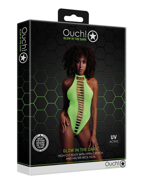 High-Cut Body - Neon Green - Xs/Xl zdjęcie 3