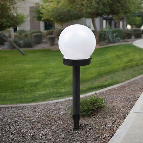 4x LAMPA SOLARNA OGRODOWA MOCNA BIAŁA KULA LED XXL na Arena.pl