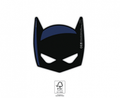 Maski papierowe Batman Rogue Rage superbohater 6 szt.