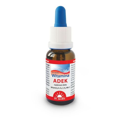 Witamina ADEK w kroplach 20 ml Dr. Jacob's na Arena.pl