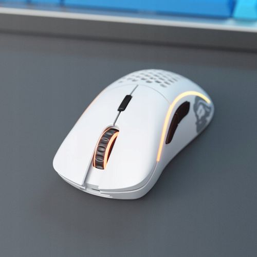 Mysz gamingowa Glorious Model D Wireless Mat 19000 dpi USB/Bluetooth Biała na Arena.pl