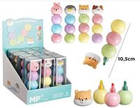 Zakreślacz w kulce 3 kolory zwierzaki A'12 4648