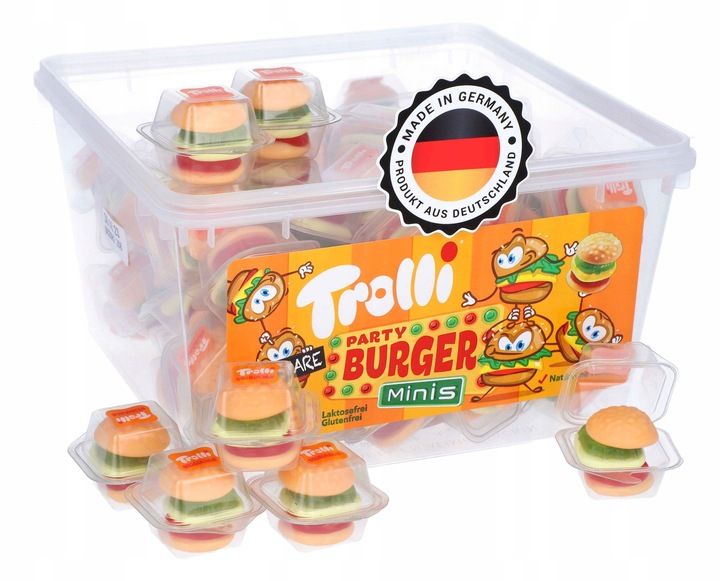Trolli, żelki, Mini burger hamburger 600 g zdjęcie 10
