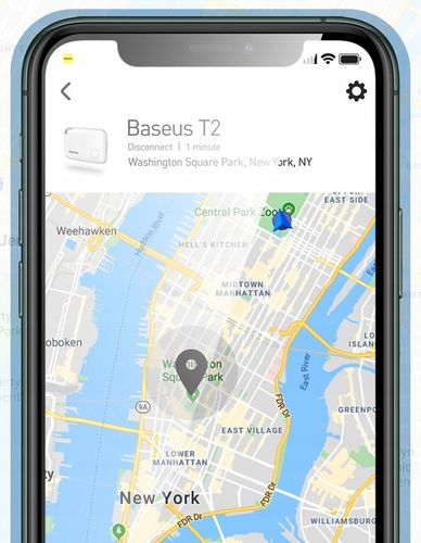 BASEUS MINI LOKALIZATOR BLUETOOTH GPS DO KLUCZY BRELOK DLA DZIECI APLIKACJA na Arena.pl