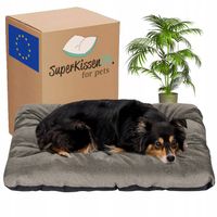 Legowisko dla psa XXL kojec łózko posłanie poduszka 120x80 LEN wododoporna